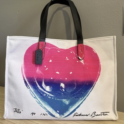 Coach X Richard Bernstein Jello Heart Tote    LOVE