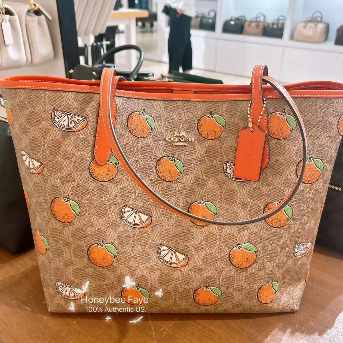 Coach Tote Orange Bags & Handbags for Women for sale | eBay