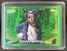 2025 Topps Chrome SpongeBob Patchy the Pirate Kelp Green Refractor #4