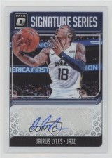 2018-19 Panini Donruss Optic Signature Series Jairus Lyles #SG-JLY Auto 0k2b