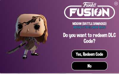 Funko Fusion DLC Code M3gan Megan | PS4 | PS5 | Xbox | Steam