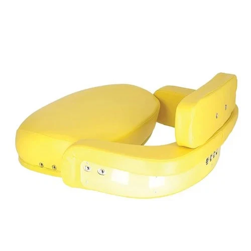 Juego de cojines de asiento - 3 piezas vinilo amarillo sin soportes Foto 2 de 4