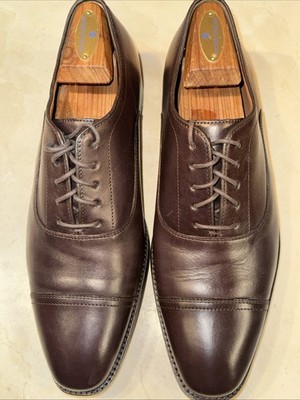 JOHNSTON & MURPHY MENS BROWN CAP-TOE OXFORD SIZE 9M $199