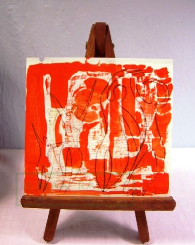 Dance of Bountiful Life = Original ART Charcoal DRAWING = Cathy Peterson = 2002 - Picture 5 of 9