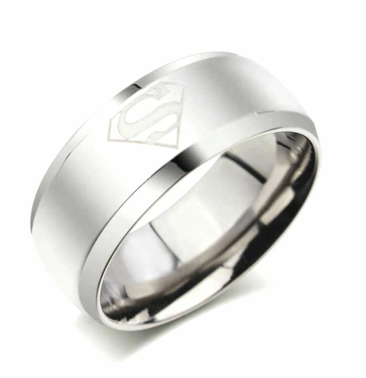 Superman Wedding Ring Men
