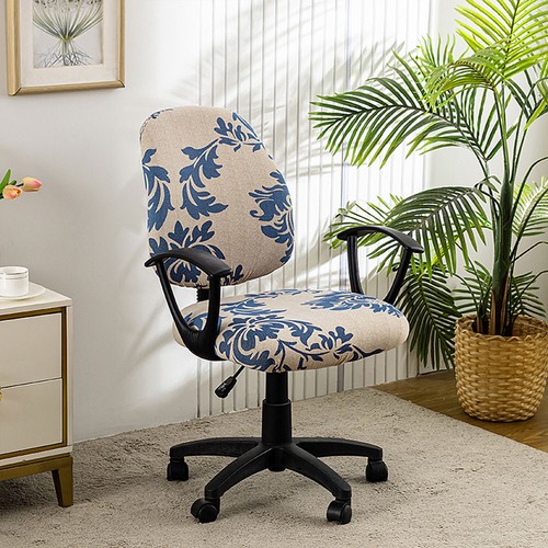 Stretchable split office chair cover computer swivel chair cover home protection - Picture 65 of 76