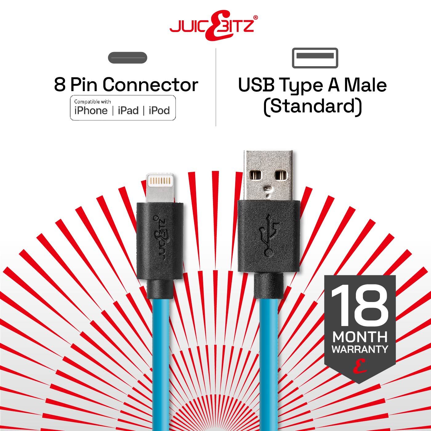 Extra Long iPhone & iPad Charger Cable 2m 3m 4m 5m Heavy Duty USB