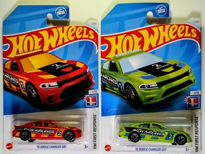 Hot Wheels 15 Dodge Charger SRT 7/250 HW First Response 1/10 Red+
