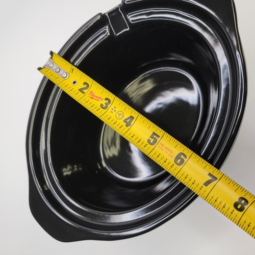 NEW ORIGINAL - Tru Triple Slow Cooker 1.5 Quart Oval Serving Dish Model BS-318LR - Picture 6 of 24