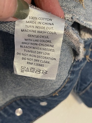 Riverdale Jacket Men's Large Denim Logo Jug Head Jones Was Here - Picture 6 of 11