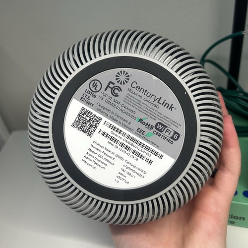 CenturyLink C4000BG Router Wi-fi Tested Works w/ Ethernet and Power Supply - Photo 10/10