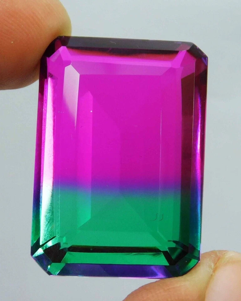 Large Tourmaline 110.15 Ct. Emerald Faceted Cut Loose Gemstone Gift for Birthday - Image 2 of 4