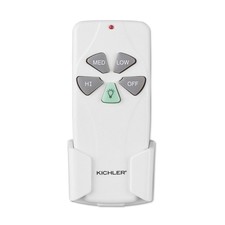 Kichler Lighting Handheld Universal Fan Remote Control In White