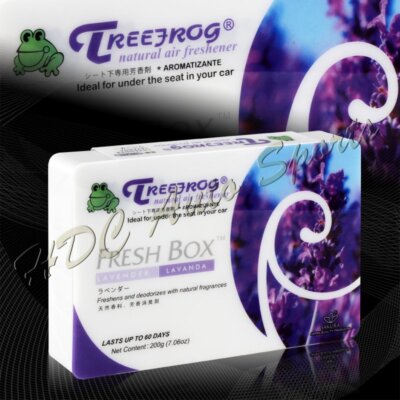 1 X Tree Frog Lavender Lavanda Natural Extreme Car Air Freshener Fresh Universal