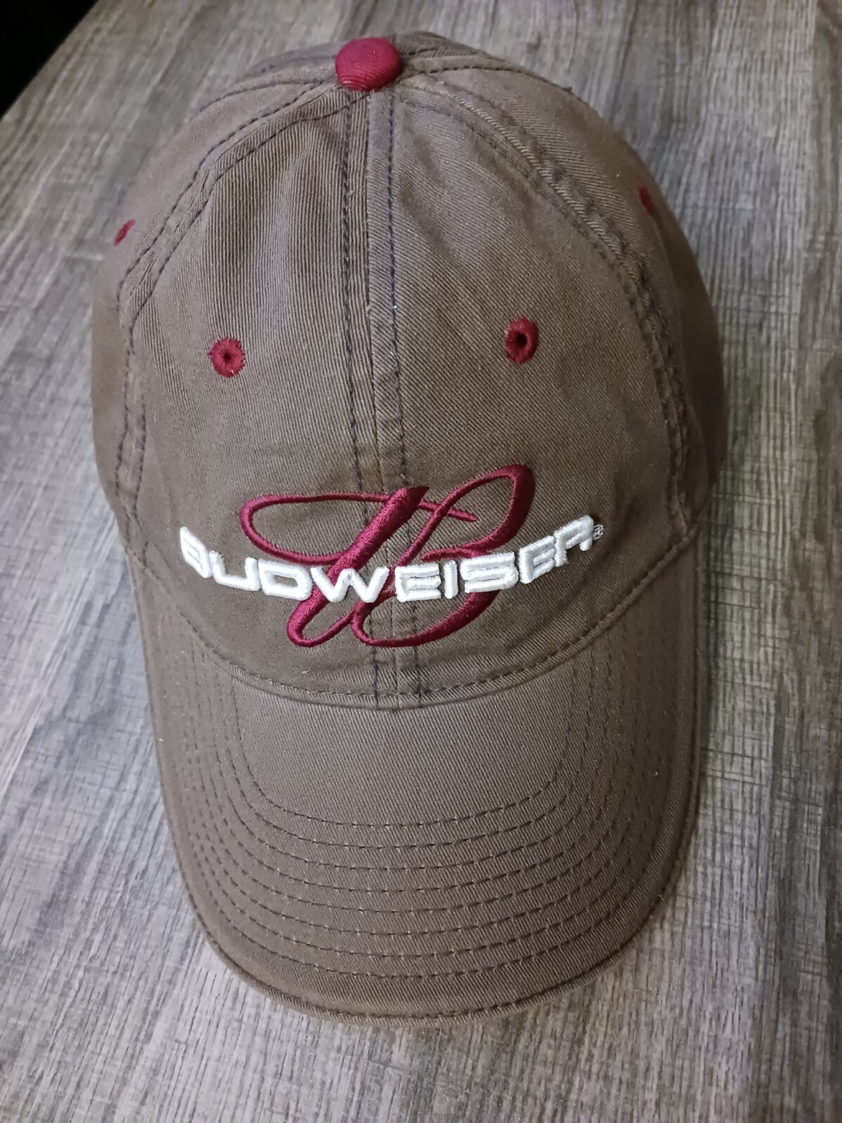Budweiser Embroidered Strap Adjustable Adult Hat/… - image 2