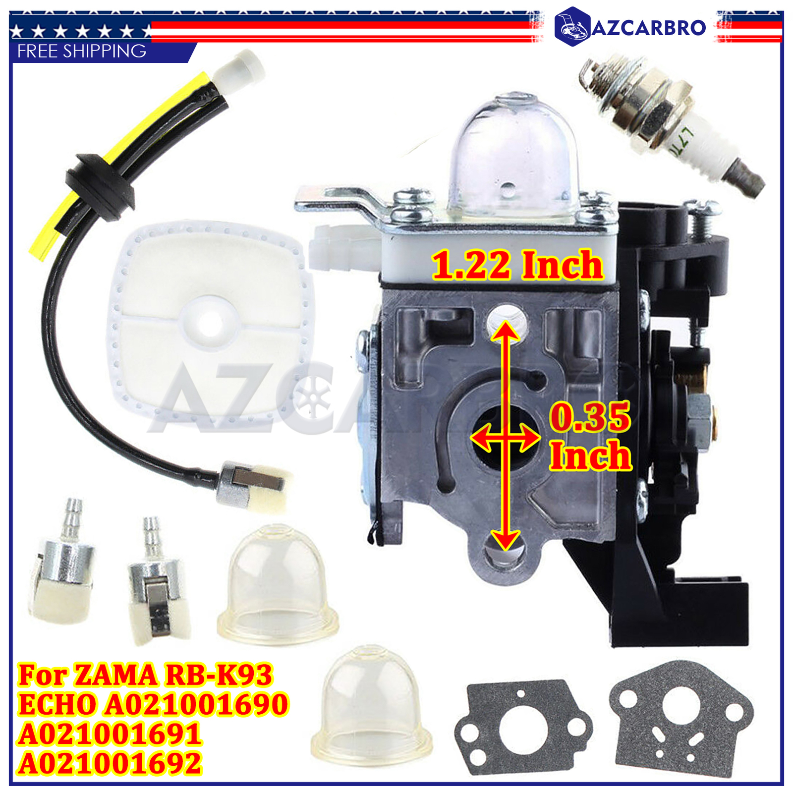Autostarforus Carburetor Trimmer Weed Eater – Fits ECHO GT-225i, PAS-225SB, PPF-225, SRM-225i