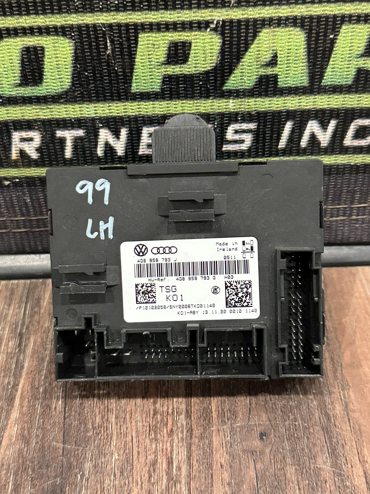 2021 AUDI R8 FRONT LEFT WINDOW CONTROL MODULE OEM 4G8 959 793 J