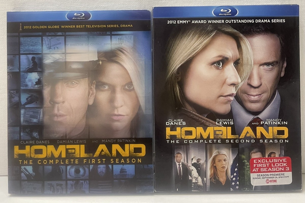 Homeland Blu-ray First Season Second 1 2 1st 2nd w Slipcovers | eBay