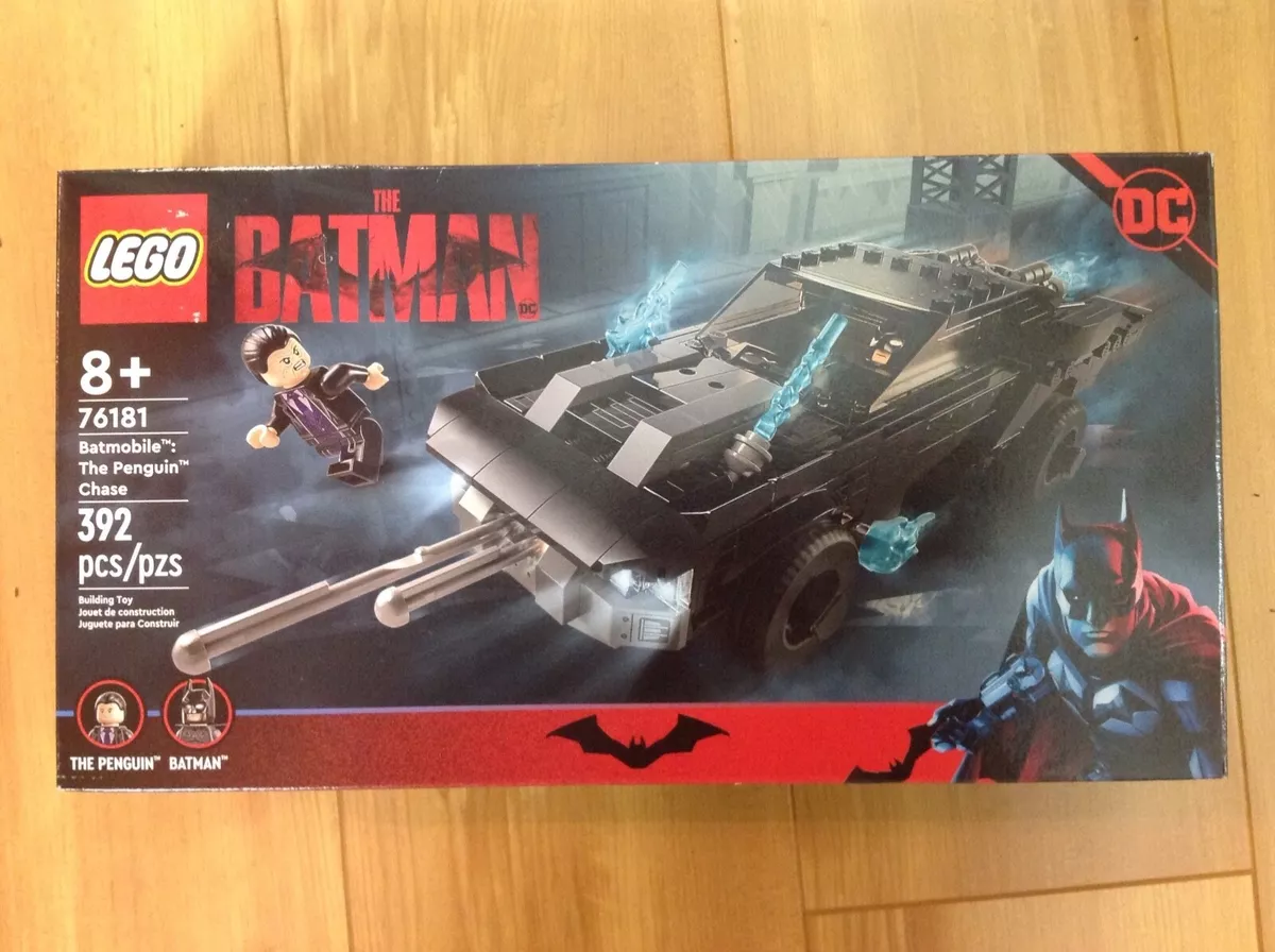 The Batman Batmobile: The Penguin Chase Lego Set 76181 DC 2022 Toy Car  Model