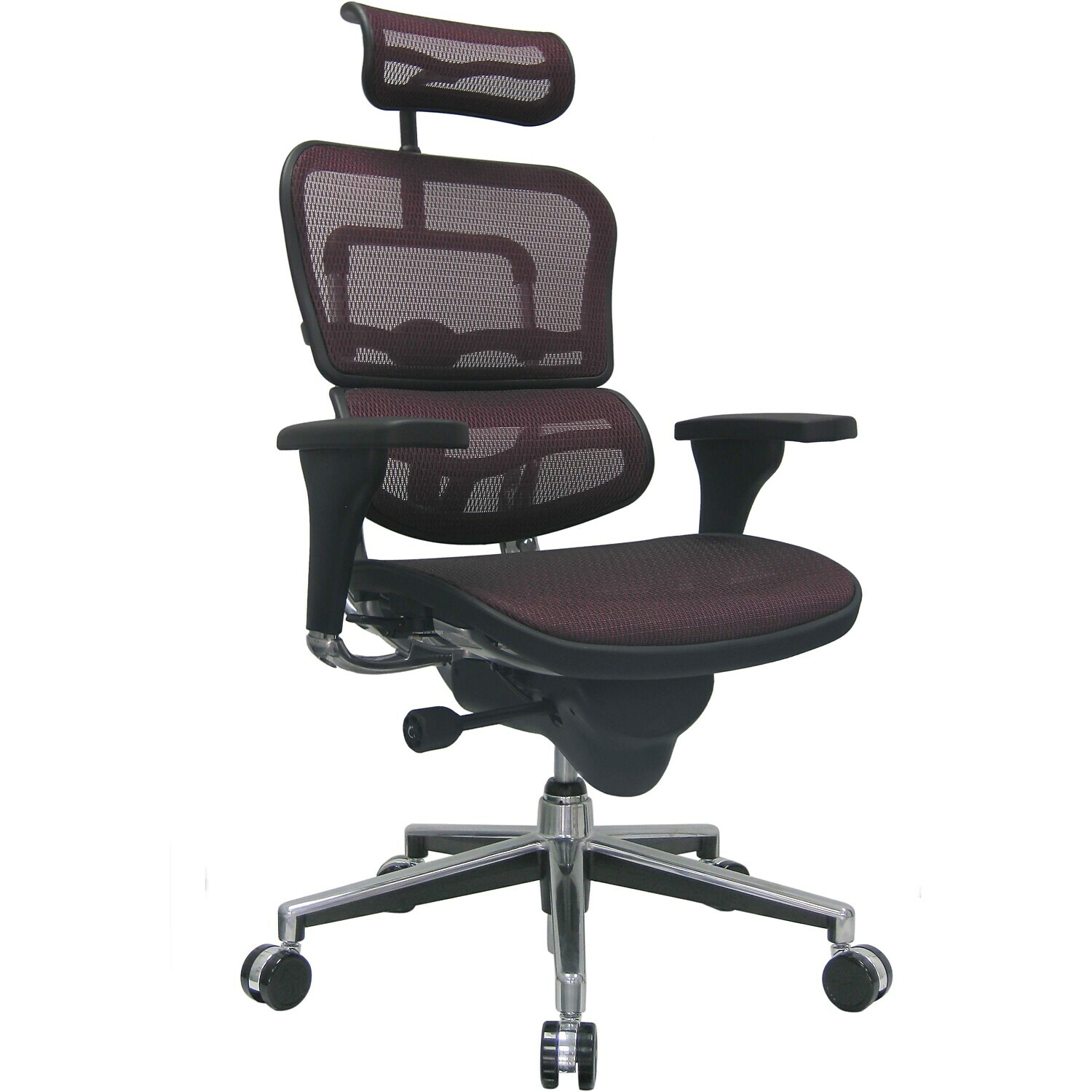 high back mesh chair with headrest