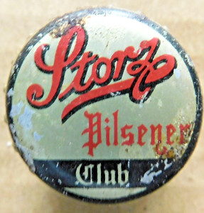 STORZ PILSENER CLUB cork beer bottle cap 1940-44 Omaha NE