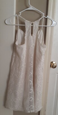 knee length dresses for ladies The Kiara Dress in White Chantilly Lace 4 / White Chantilly Lace main image 0