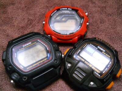 Casio 936STR-1000/Casio 1219DW-290/Casio 983BM-200W Not Work For Parts Or Repair