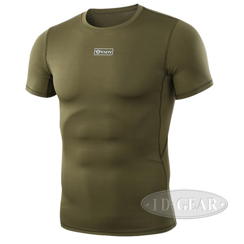 IDOGEAR Tactical Shirt Short Sleeve Camo Gear Round Collar Anti-UV Perspiration - Picture 14 of 17