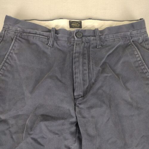J Crew Pants Mens 30x31 Blue 770 Straight Stretch Broken-In Chino Trousers - Picture 3 of 12