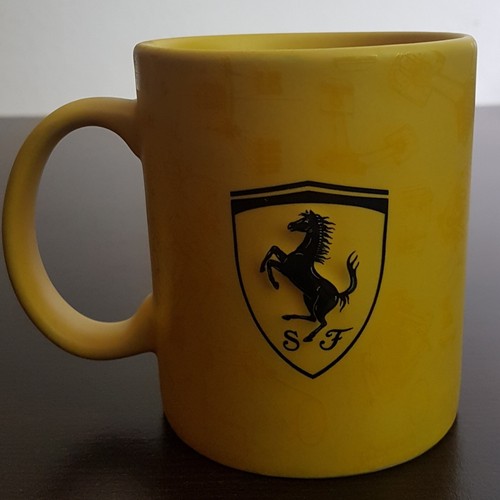 Original Ferrari Kaffeetasse Tasse Cup Porzellan Gelb Wappen 250 ml Yellow Mug - Picture 4 of 19