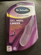 Dr. Scholl  s Stylish Step Gel Heel Liners Protects Against Blisters Rubbing Pair