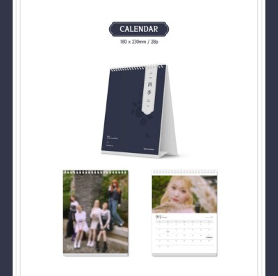 BILLLIE 2024 SEASON'S GREETINGS [FOUR SEASONS] /C alendar+Diary+