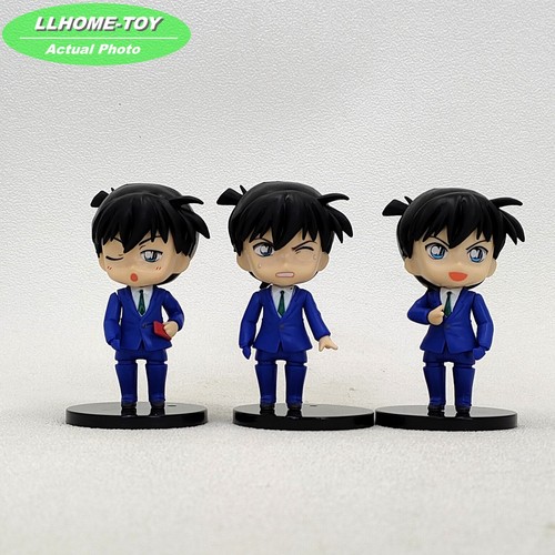Anime Detective Conan Kudou Shinichi Rachel Moor 6 piezas conjunto lindo figura juguete regalo - Imagen 6 de 8