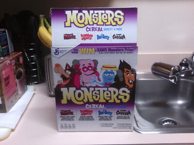 General Mills Halloween Count Chocula Fruit Brute Empty Club Cereal Box 2022