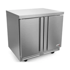 Fagor Refrigeration FUR-36-N 36" Undercounter Refrigerator w/ 2 Doors, 13.1 c...