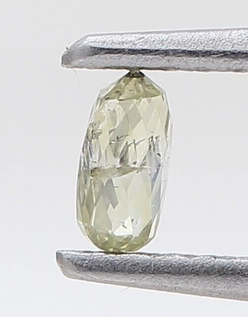 Natural Briolette cut Diamond Yellowish Green Color Diamond Fancy Diamond 0.19Ct - Image 4 of 4