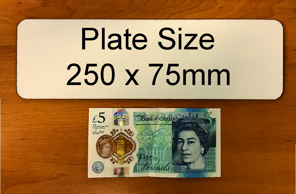 QUALITY PERSONALISED NUMBER PLATE FOR MOBILITY SCOOTER REAL NOT CHEAP