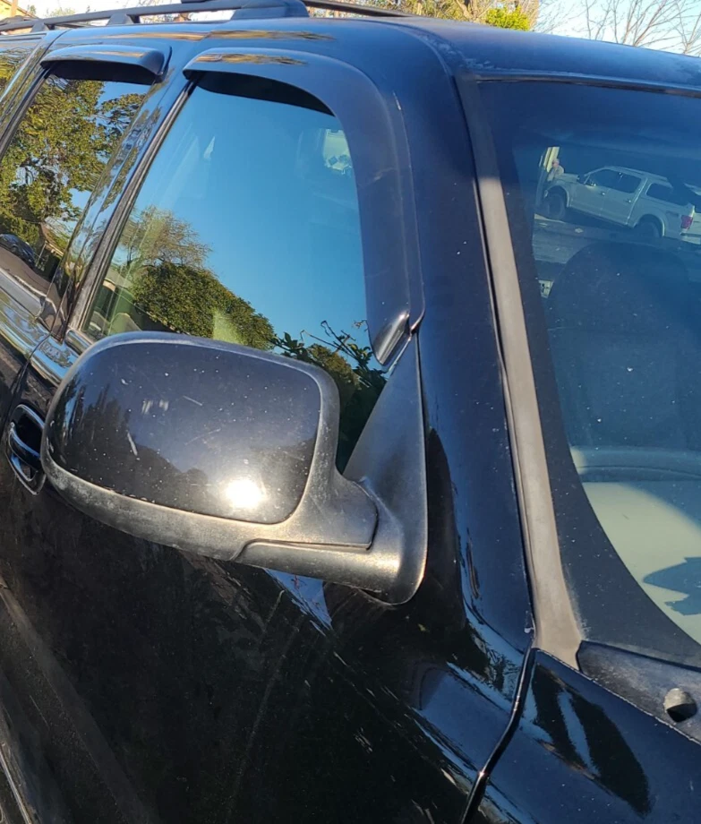 AVS Out Side Mount Smoke Rain Guards for 1999-2006 Chevy Silverado Crew Cab NBS - Image 2 of 2