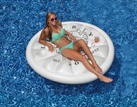Swimline 90545 Giant Inflatable Swimming Pool Silver Dollar Lounger Float Toy on sale Swimline 90545 Giant Inflatable Swimming Pool Silver Dollar Lounger Float Toy on sale