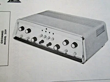 GROMMES 209 PREAMP PREAMPLIFIER PHOTOFACT