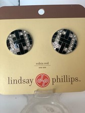 LINDSAY PHILLIPS Snaps New Black Enamel Crystal