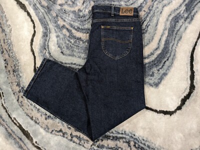 Lee Men's Legendary Regular Fit Bootcut Jeans Dark Wash (Rinse) 40x32 NWOT