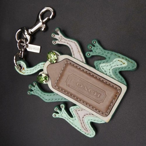 coach frog keychain