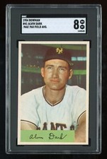 1954 Bowman #41 Alvin Dark (.968/.960 FA) SGC 8 NM/MT #1445648