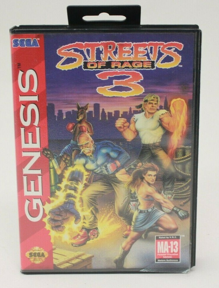 Streets of Rage 3 (Sega Genesis) Complete In Box CIB Tested and