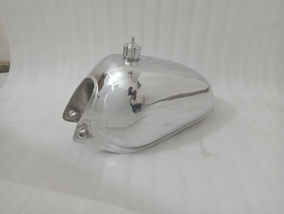 Honda MR250 MR 250 1976 Modelo Aluminio Pulido Gasolina Tanque de Combustible + Tapa |Apto para Foto 3 de 4