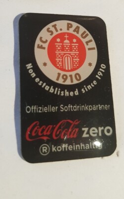 Pin seltener ST.PAULI & COCA COLA ZERO Pin * Sammlerzustand