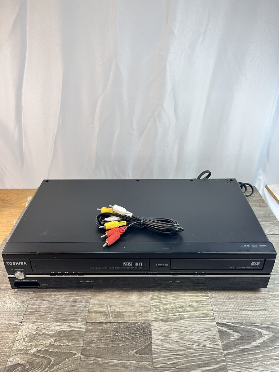 Toshiba SD-V296 DVD VCR Combo Player Video Cassette - TESTED w