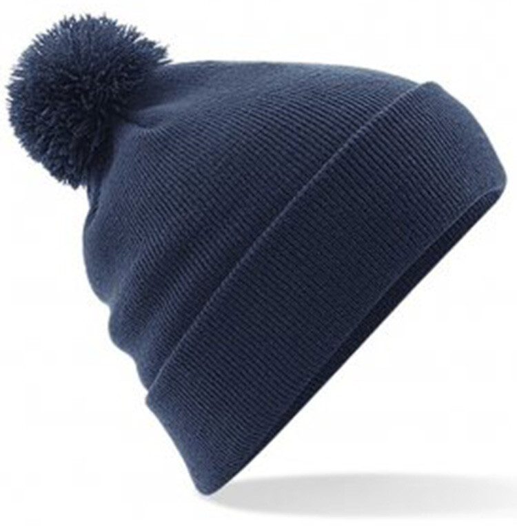 French Navy PomPom Beanie Hat, Ideal Gift/Present