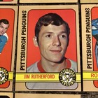 1972/73 Topps PITTSBURGH PENGUINS’ Team Set - JIM RUTHERFORD RC  - 10 Cards  — photo 8